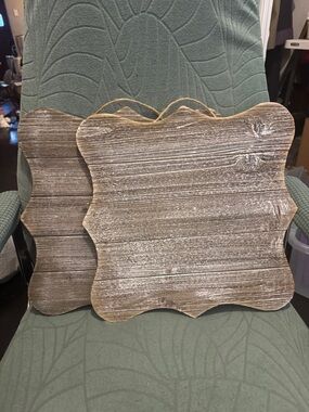 Distressed Wooden Hanging Wall Sign for Craft Projects